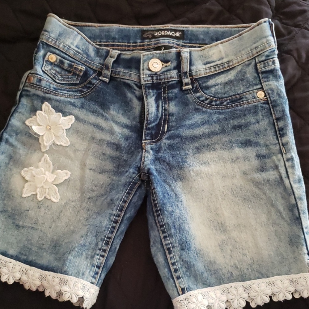 Jordache Crochet bermuda shorts